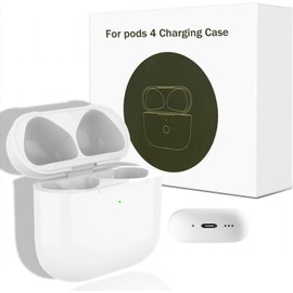 Replacement Charging Case for AirPods 4rd Gen(2024) - Type-C Charging Port, with Blue-Tooth Sync Button for Easy Pairing, Earbuds Not Included