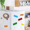 BTtime Whiteboard Magnetic Labels 5 Colors Writable Magnetic Stickers Strong