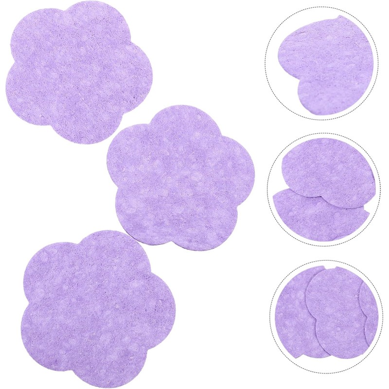 50 Piezas Esponjas Faciales Comprimidas Forma Flor para Esteticistas Esponjas