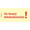 BIZSTIX® Business Sticky Notes "Für Ihrer Arbeitnehmer(in)!" - 1 Pack