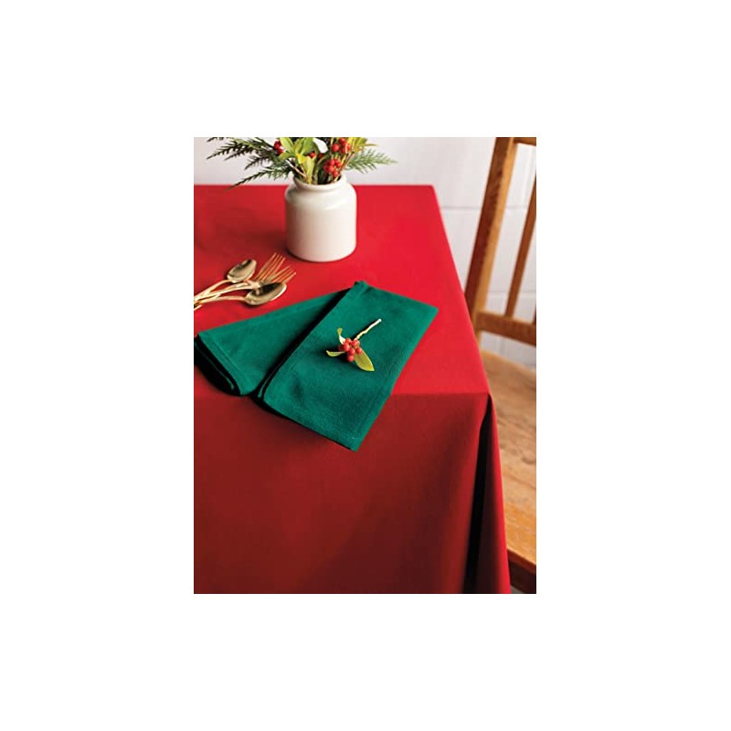 Now Designs Spectrum Rectangle Tablecloth Chili Red 90 x 60