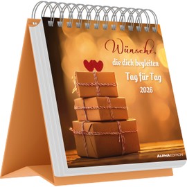 Wünsche, die dich begleiten - Tag für Tag - Postkartenkalender mit 53 Lebensweisheiten