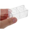 WHAMVOX 5pcs Transparent Pool Chalk Holder Lightweight Case for Billiards