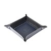 FrasiBags Leather Pocket Empty - Square Leather Tray Organiser -