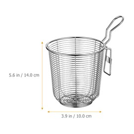 DOITOOL Stainless Steel Pasta Shot Spider Spaghetti Dumpling Small for Pot Hod Polden Hot Pot With Hand Sforging Kitchen Basket Supply