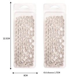 114 Links Bike Chain Single Speed, Bicycle Chain 1/2x1/8 Inch, Special Steel for Road, Mountain, Racing, Cycling