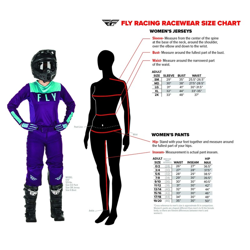 Fly Racing Women's Lite Pants (Black/Light Grey Size 03/04)