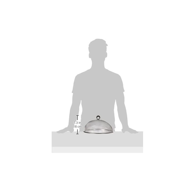 JJA 120344 Stainless Steel Cloche (1 x 1 x 1cm)