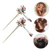 Beavorty Set of 2 Ancient Style Butterfly Hair Sticks Hair