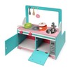 Badger Basket Toy Retro Diner and Kitchen Doll Playset with