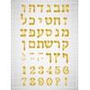 2.5cm (H) Hebrew Stencil (S) - Reusable Israeli Script Letters