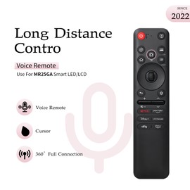 AKB76046602 Voice Magic Remote MR25GA Compatible with LG Remote 2025 TVs OLED G5 C5 B5 Series QNED 92A 85A 80A Series UA77 Series Voice Remote Control with Pointer Function