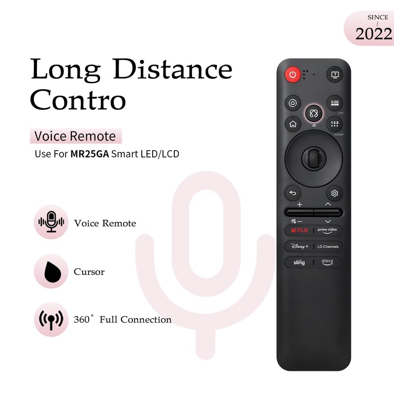 AKB76046602 Voice Magic Remote MR25GA Compatible with LG Remote 2025
