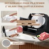 Moongiantgo Electric Meat Slicer 220W, 1-20mm Adjustable Thickness Deli Food