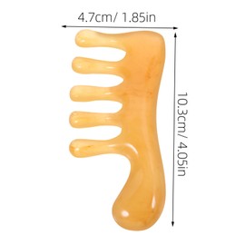 Baluue 3pcs Acupoint Massage Comb Scalp Massage Tool for Neck and Back Safe Skin-friendly Hair Comb for Relaxation and