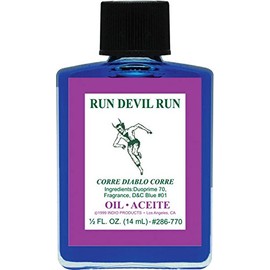 (1Pack) Indio Products Spiritual Anointing Oil- Run Devil Run 1/2oz