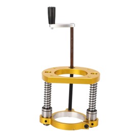 Focket Router Lift, Aluminum Alloy Stainless Steel Router Table, Insert Plate, Lifting Base with Handle, 65Mm, 70Mm, Stroke, High Accuracy, Woodworking, Router Table Lifting System