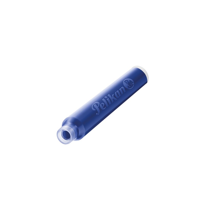 Pelikan 4001 TP/6 Ink Cartridges for Fountain Pens, Royal Blue,