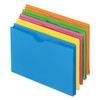 Pendaflex Glow Poly File Jacket, Straight Tab, Letter Size, Assorted