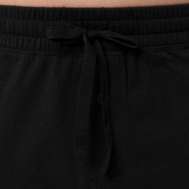 Fruit of the Loom Men's Jersey Knit Jogger Sleep Pant (1 and 2 Packs), Black, Medium