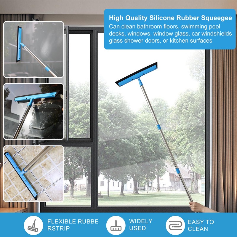 iHUFeather High Reach Duster Kit with14 ft Extension Pole High