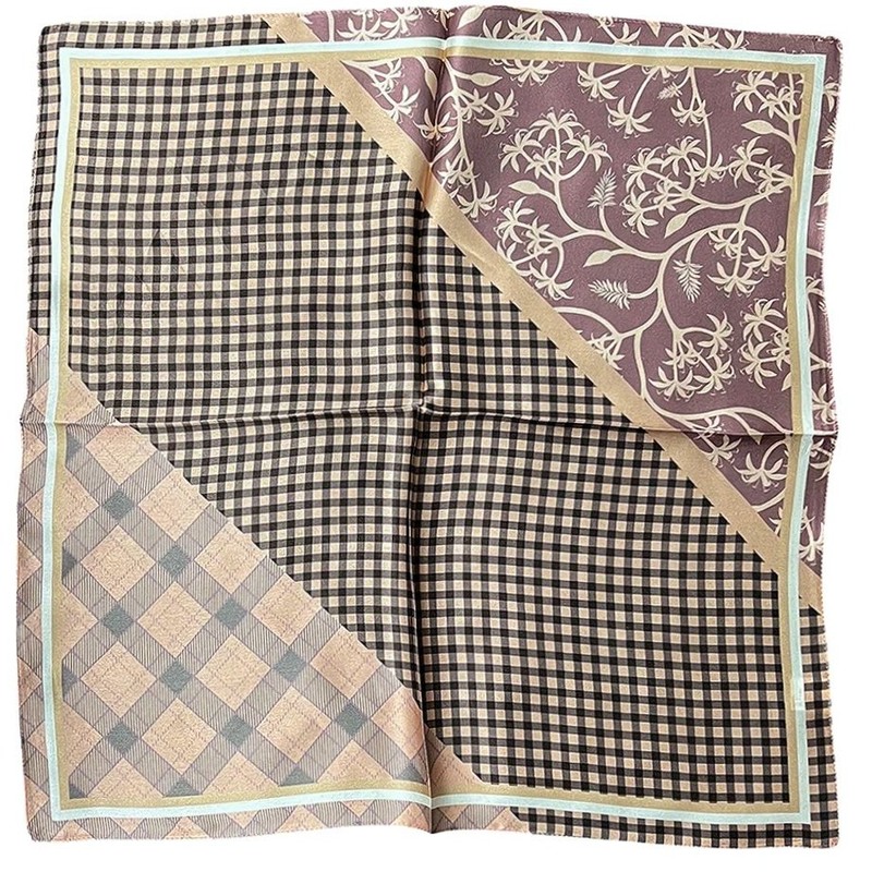Mulberry Silk Scarf – Silk Square Scarf Women, Silk Headband