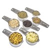 Set of 7 Heavy Duty Measuring Cups, 18/8 Stainless Steel