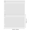 10 Sheets Binder Pockets Inserts with Two Pockets A4 Size