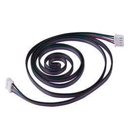 Yoidesu 3D Printer Stepper Motors Cables Wire HX2.54 4pin-6pin White Dual-Terminal Motor Connector Cables(500~1500MM)(1000mm)
