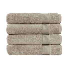 Classic Turkish Towels - Luxury Bath Towels, 100% Turkish Cotton, Quick Dry, Soft and Absorbent Large Bathroom Towels, Amadeus Collection, 4-Piece Set - 30 x 54 Inches (Beige)