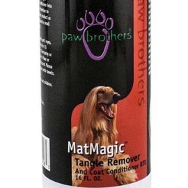 Ryan's Pet Supplies Paw Brothers Ready to Use MatMagic Tangle Remover and Coat Conditioner, Dog Detangler Spray Dematting, Dog Conditioner Detangler, 16oz