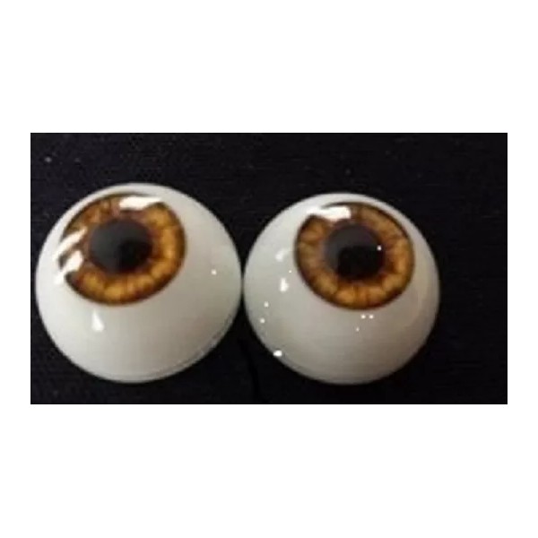 18mm Hazel Pabol Reborn Doll Eyes Acrylic Half Round and