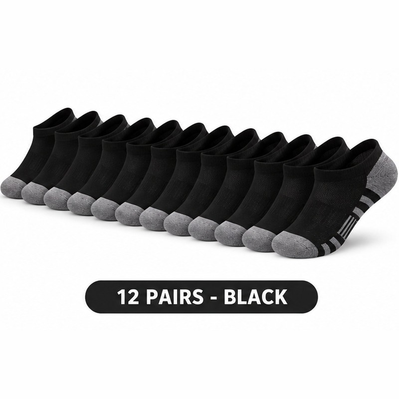 Men’s Crew Socks for Gym & Outdoor Use – Soft