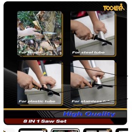 Toolan 8-IN-1 MULTI BLADES HAND SAW