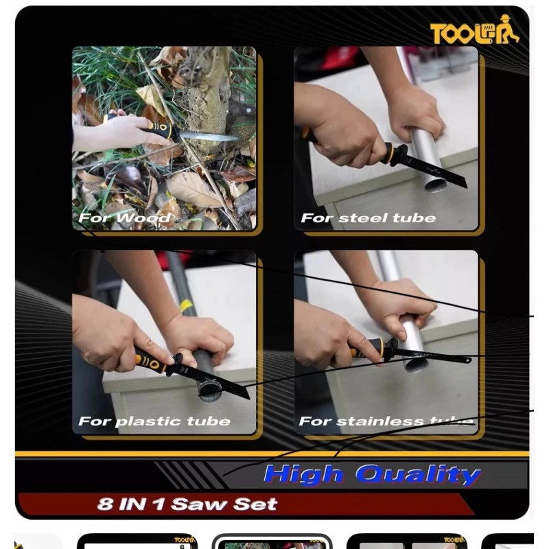 Toolan 8-IN-1 MULTI BLADES HAND SAW