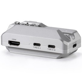 Tilta Khronos Quick Release USB-C Hub (Titanium White) - HDMI Ports | Audio Monitoring | Secure Arca Mount | Versatile High-Speed Performance for SSD Drive