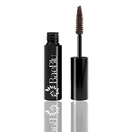 BaeBlu Best Organic 100 Natural Vegan  Gluten-Free Mascara, Brown                                                                                     