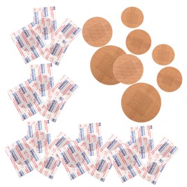 Parliky 80PCS Round Finger Bandages Breathable Flexible Bandages for Fingertips Portable Outdoor Essentials Durable Protective Fit for All Activities