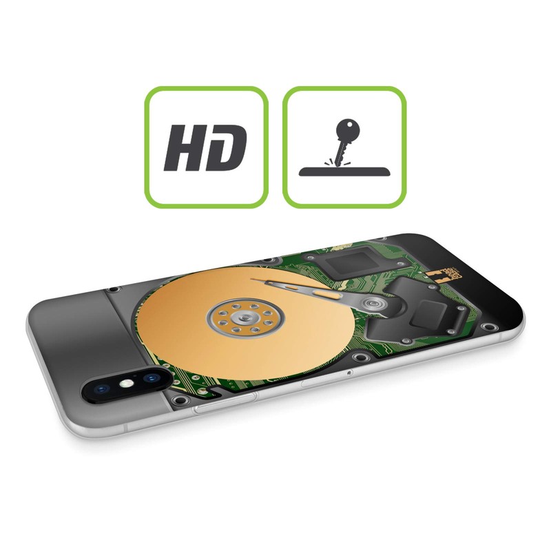 Head Case Designs Green Hard Disk Drives Soft Gel Case