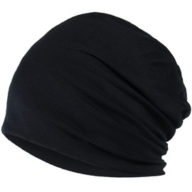 [SUBTRY] Knit Hat, Spring, Summer, Autumn, Men's, Women's, 100% Cotton, Breathable, Sweat Absorbent, Quick Drying, Moisture Resistant, Lightweight, Thin, Stretch, Large, Cotton Hat, Antibacterial,