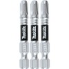 Makita E-00789 Impact XPS™ #3 Phillips 2" Power Bit, 3/pk