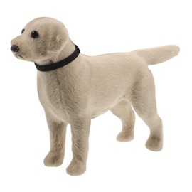 Abaodam Realistic Labrador Detailed Miniature Animal Figurine Unique Home Decor Birthday Present for Dog Lovers Craftsmanship Lifelike Design