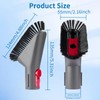 Soft Dusting Brush for Dyson Vacuum Attachments, Replacement for Dyson