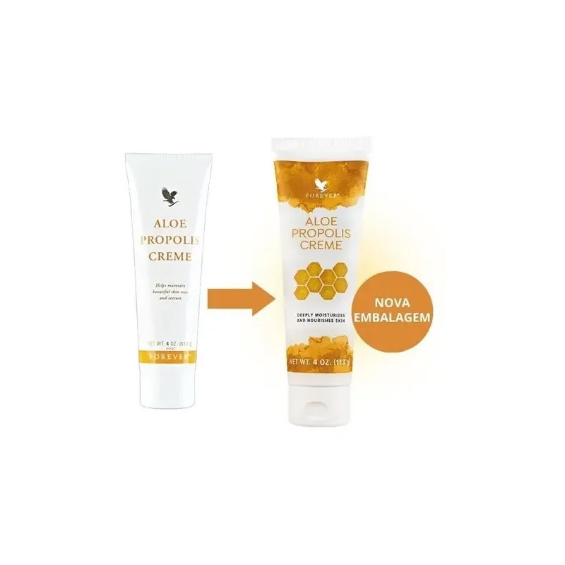 Crema Aloe Propolis Forever Alergia Acné Mancha Tratamiento Tipo Empaque