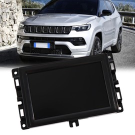 7" Uconnect Touch Screen Display Compatible with 2017 2018 2019 2020 Jeep Compass # TDO-WXGA0700K00057-V1 TDO-WXGA0700K00033-V2 with Bracket