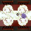 Simhomsen Embroidered Easter Bunny Table Runner (14 × 34 Inches)