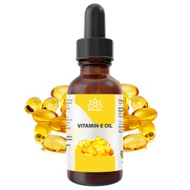 Relaxcation Pure Vitamin E Oil 0.5 oz | Cold Pressed Natural Oil for Face, Hair, Nails & Body | Antioxidant Extract to Improve Skin Texture & Tone | Vegan, Hexane-Free, Unrefined