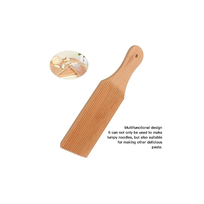 Gnocchi Boards and Wooden Butter Paddles, Unique Curved Gnocchi Board
