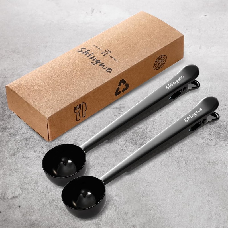Coffee Scoop with Bag Clip, Multi-Function Milk Powder Measuring Spoon,