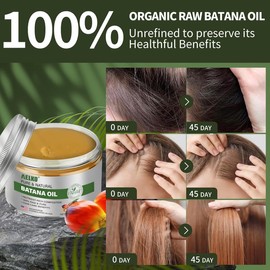 100% Raw Batana Mask for Hair Care, Dr Sebi Organic Batana Oil From Honduras for All Hair Types 4.2oz